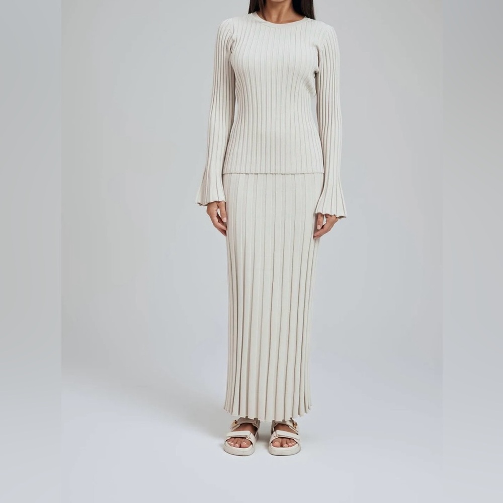 Ribbed knit set. Never worn with tags.